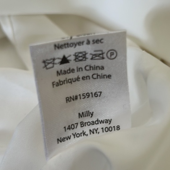 MILLY Ellia Cady Asymmetrical Halter Neck Dress in Ecru - 8 - Picture 13 of 15